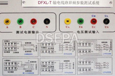 电线路异频参数测试系统面板（2）