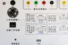 电线路异频参数测试系统面板（3）