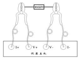 3A直流电阻测试仪测试线接线图